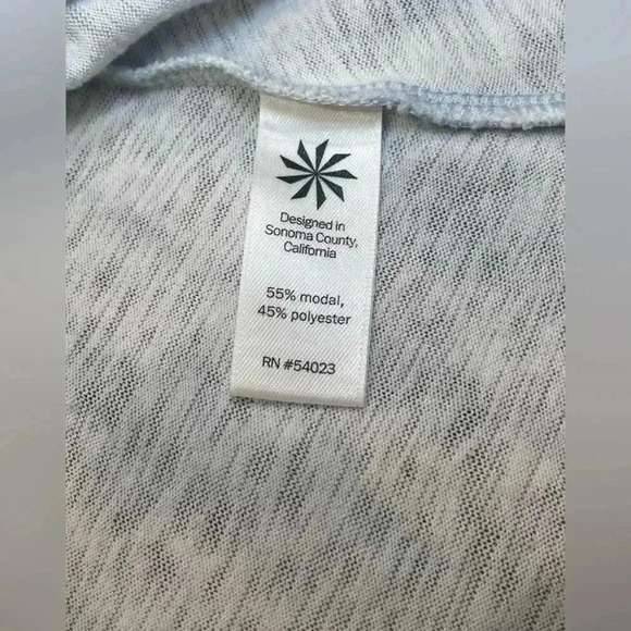 ATHLETA Breezy Tank Top Women's Size Large Cloudy Blue Beach Comber Tie Dye - Picture 6 of 7